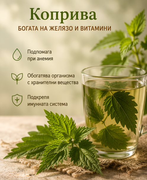 Коприва (Urtica dioica)
